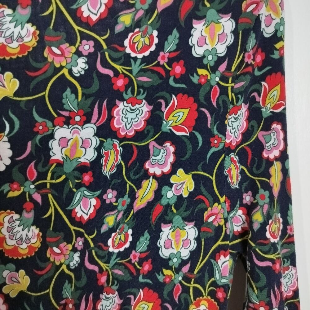 4656) Boden Abigail Floral Long Sleeve Jersey Knit Midi Dress 6P - Picture 6 of 10